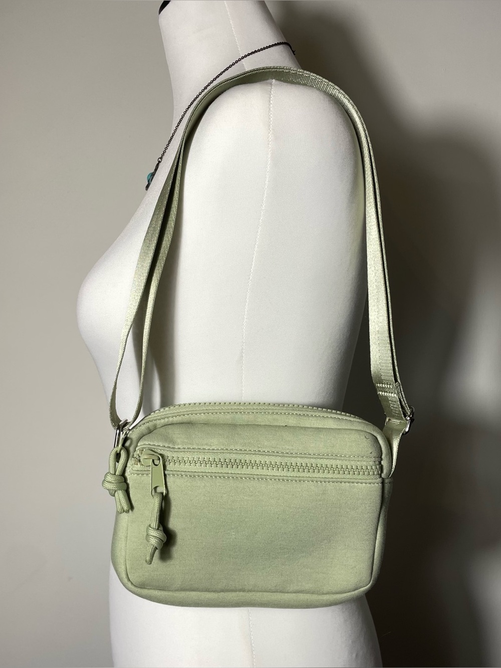 Light Green Crossbody Bag - Women's Shoulder Bag